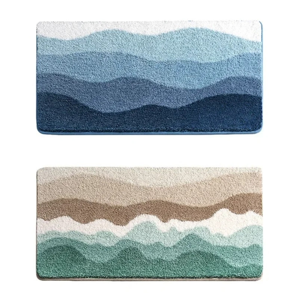 Coastal Wave Non-Slip Bath Mat
