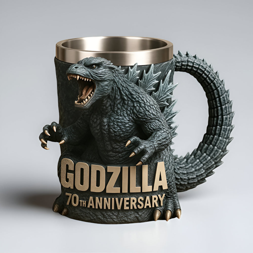 3D Monster Figure Ceramic Coffee Mug 11.8 oz