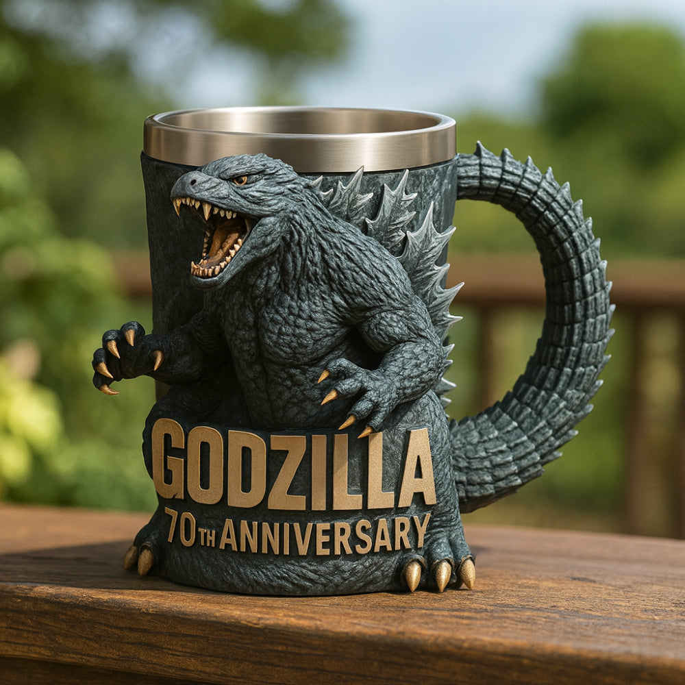 3D Monster Figure Ceramic Coffee Mug 11.8 oz
