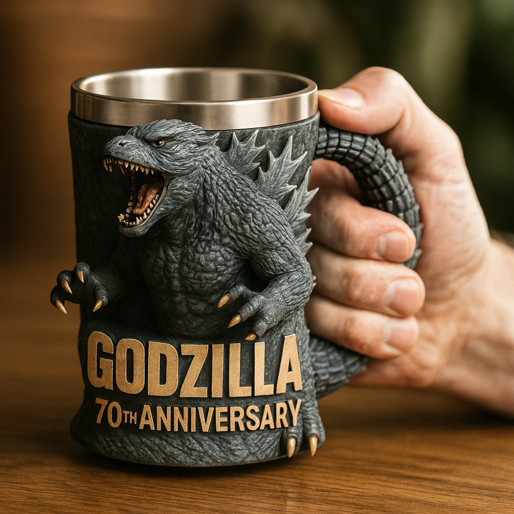 3D Monster Figure Ceramic Coffee Mug 11.8 oz