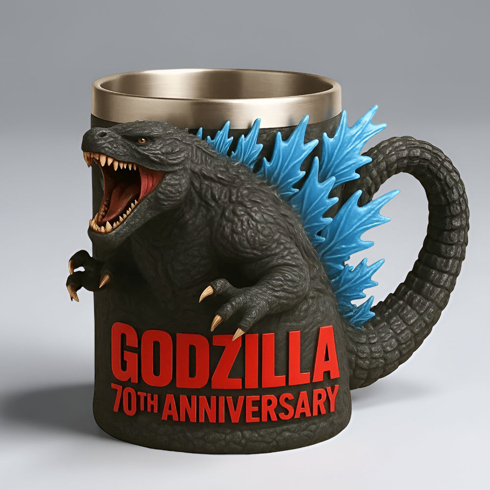 3D Monster Figure Ceramic Coffee Mug 11.8 oz