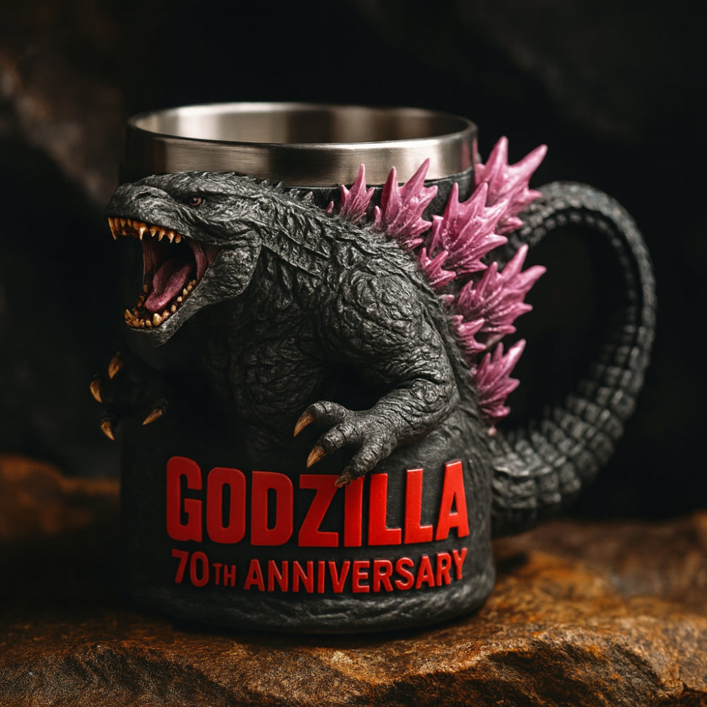 3D Monster Figure Ceramic Coffee Mug 11.8 oz