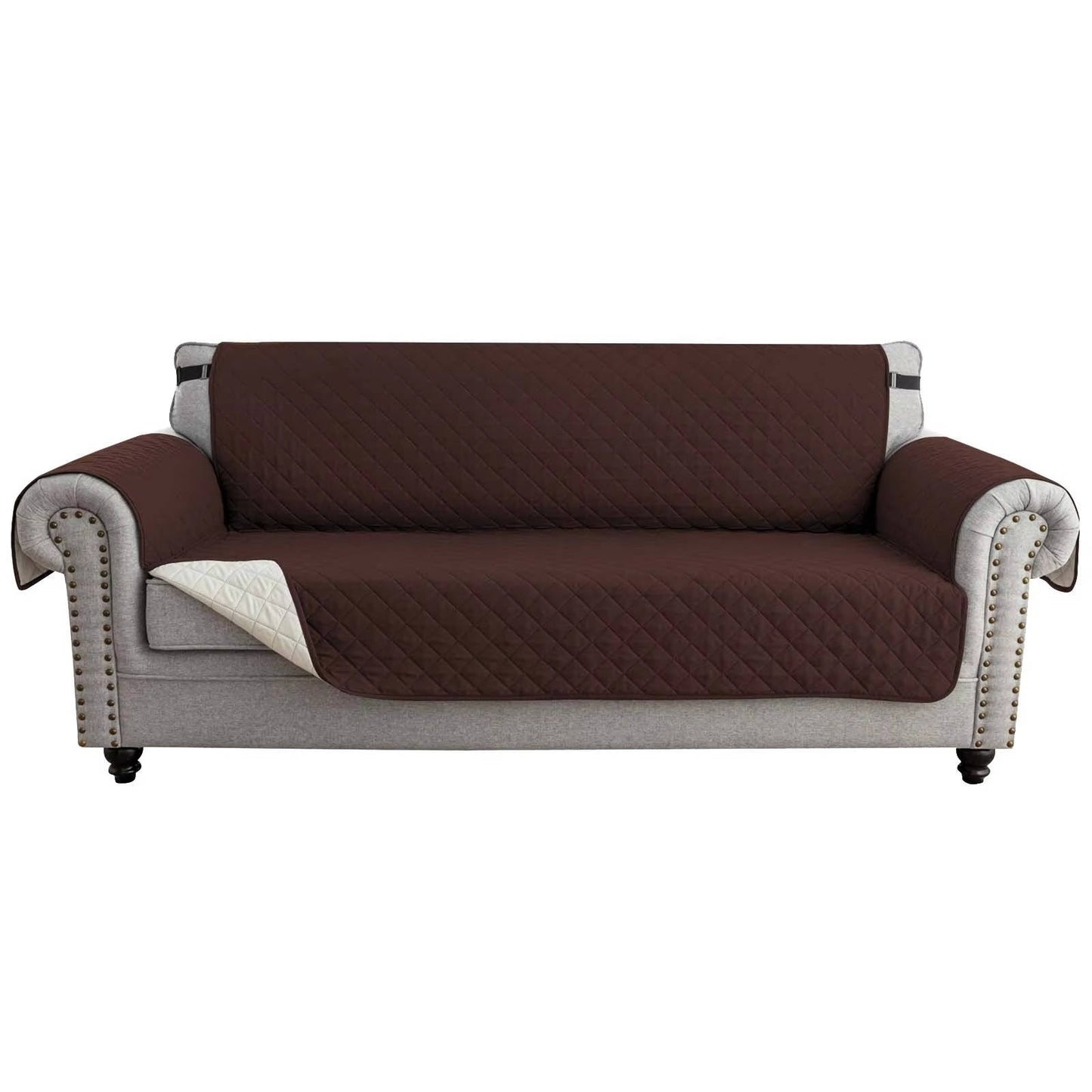Reversible Water Resistant Sofa Cover for 3 Cushion Couch