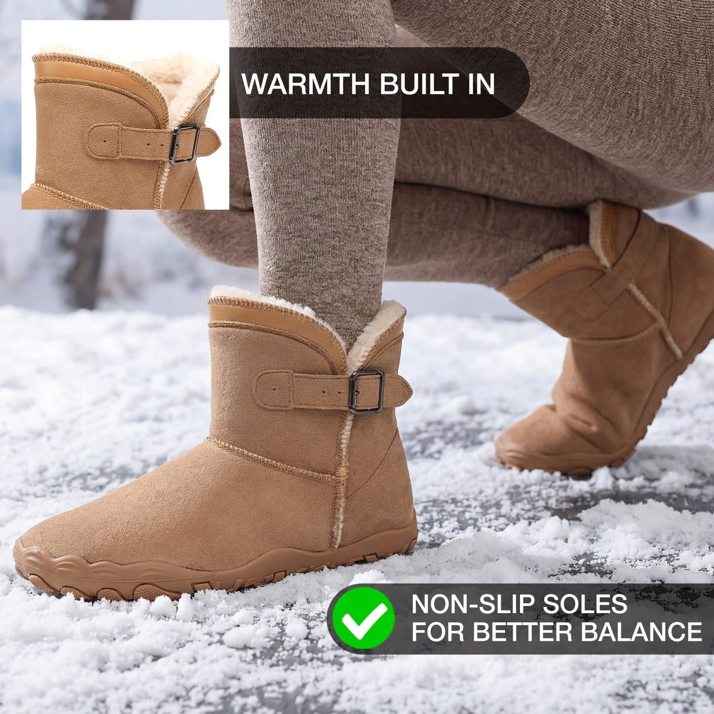 Insulated Minimalist Winter Boots