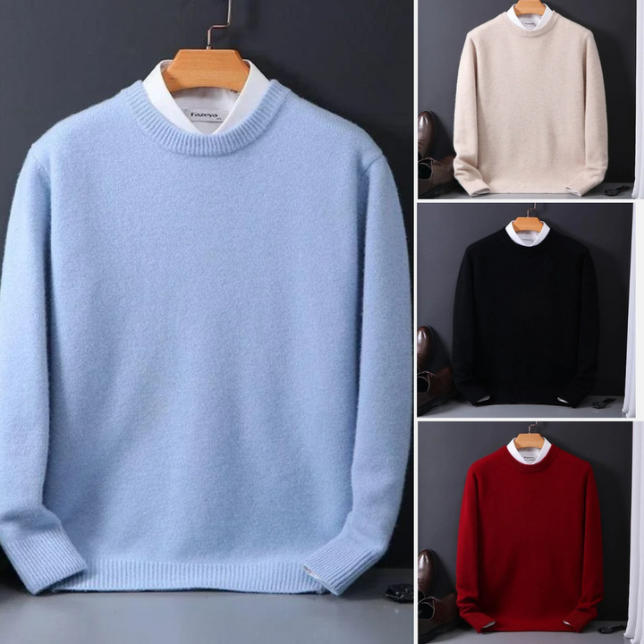 Thierry | Round Neck Wool Sweater