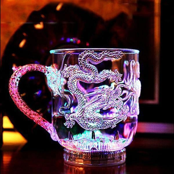 Color Changing LED Dragon Mug with 3D Design