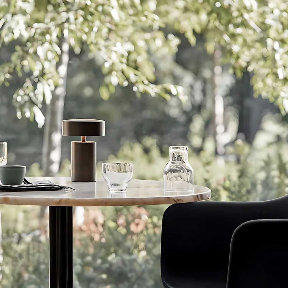 LED Column Table Lamp for Cozy Modern Lighting