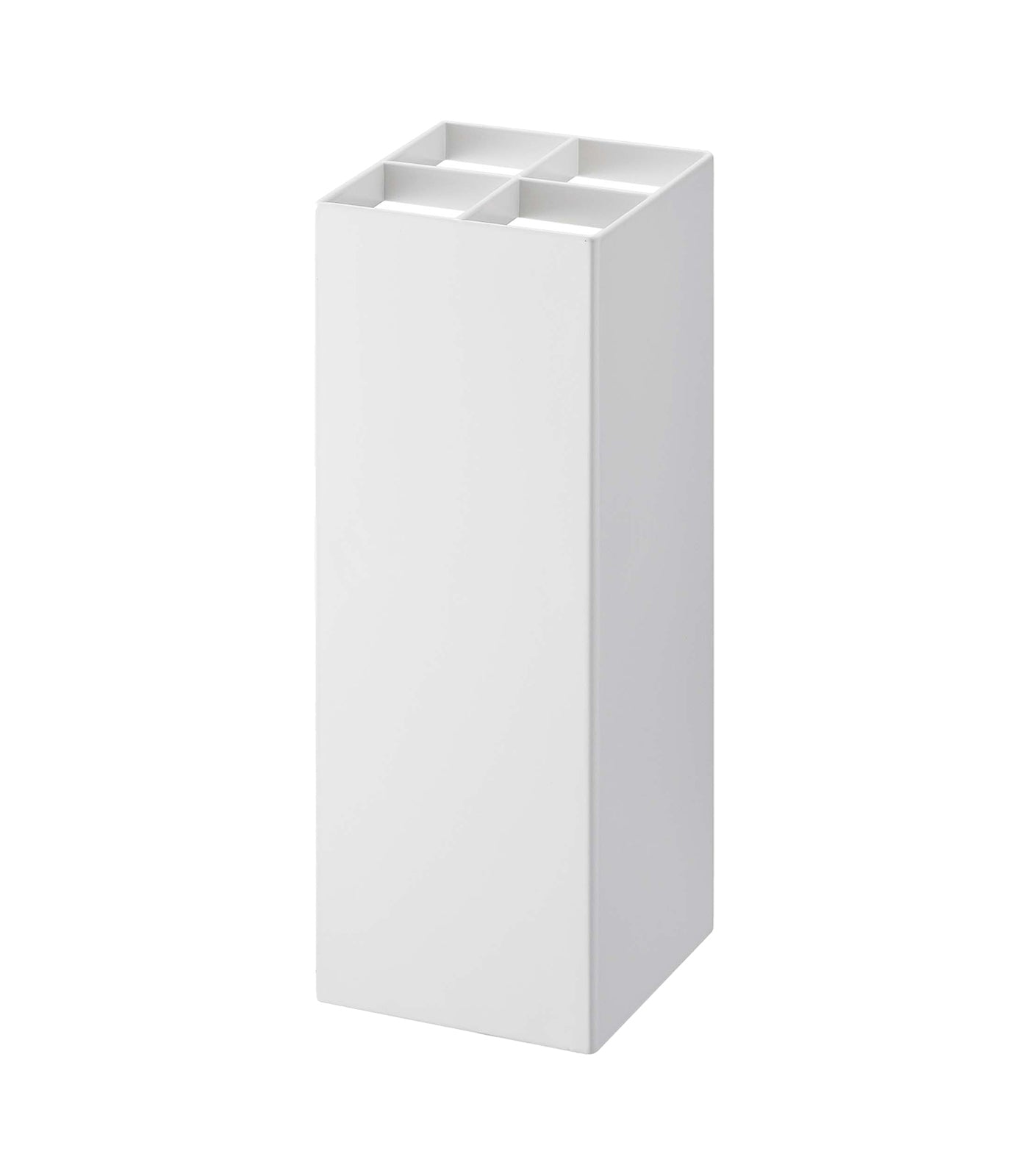 Compact Steel Umbrella Stand with Tiered Shelves