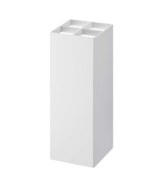 Compact Steel Umbrella Stand with Tiered Shelves