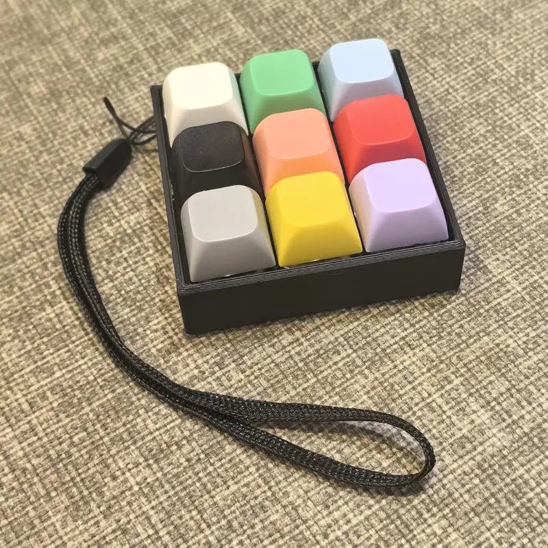 Compact Keychain Clicker with Tactile Buttons