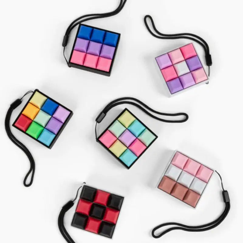 Compact Keychain Clicker with Tactile Buttons