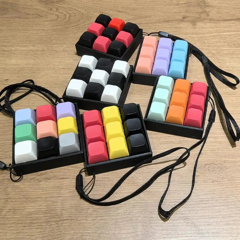Compact Keychain Clicker with Tactile Buttons