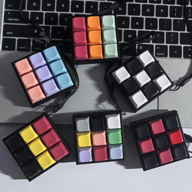 Compact Keychain Clicker with Tactile Buttons