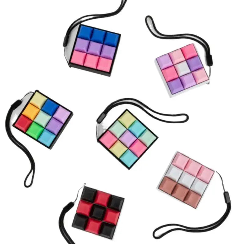 Compact Keychain Clicker with Tactile Buttons