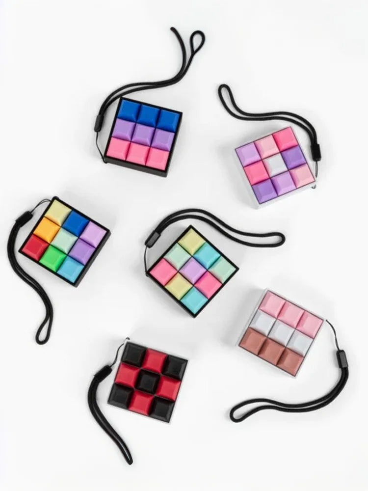 Compact Keychain Clicker with Tactile Buttons