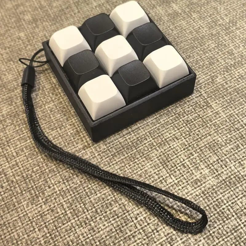 Compact Keychain Clicker with Tactile Buttons