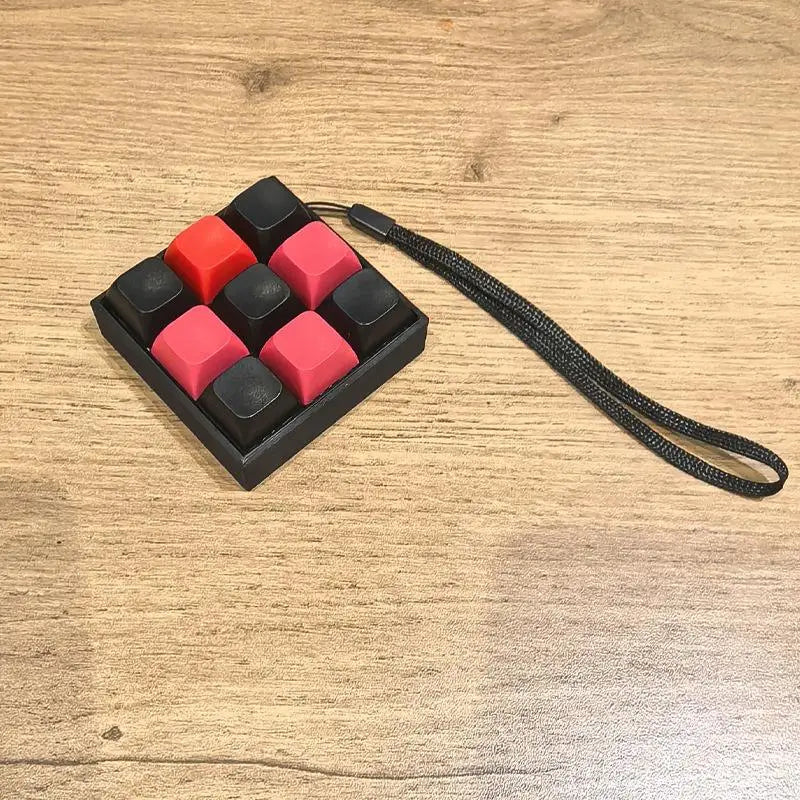 Compact Keychain Clicker with Tactile Buttons