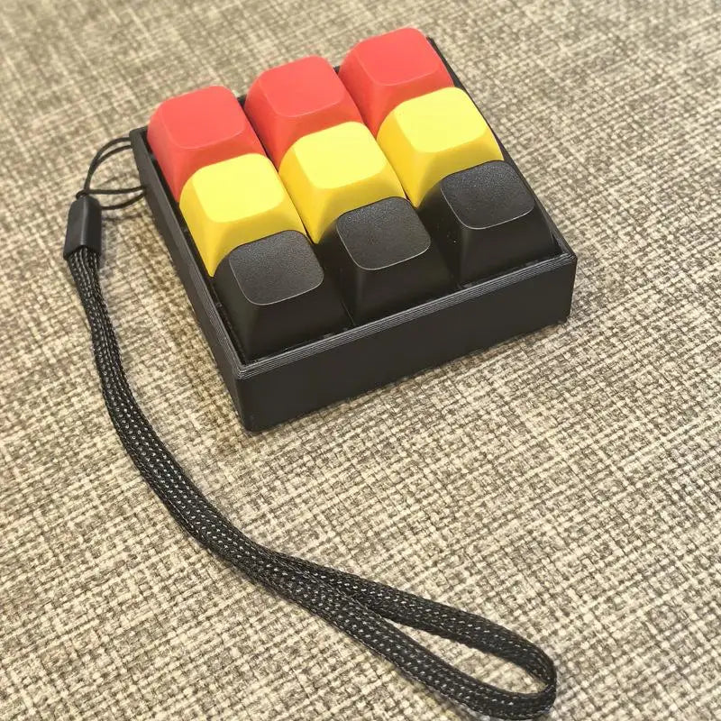 Compact Keychain Clicker with Tactile Buttons