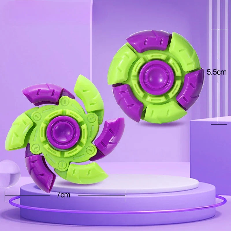 Compact 3D Gravity Fidget Spinner for Stress Relief and Focus