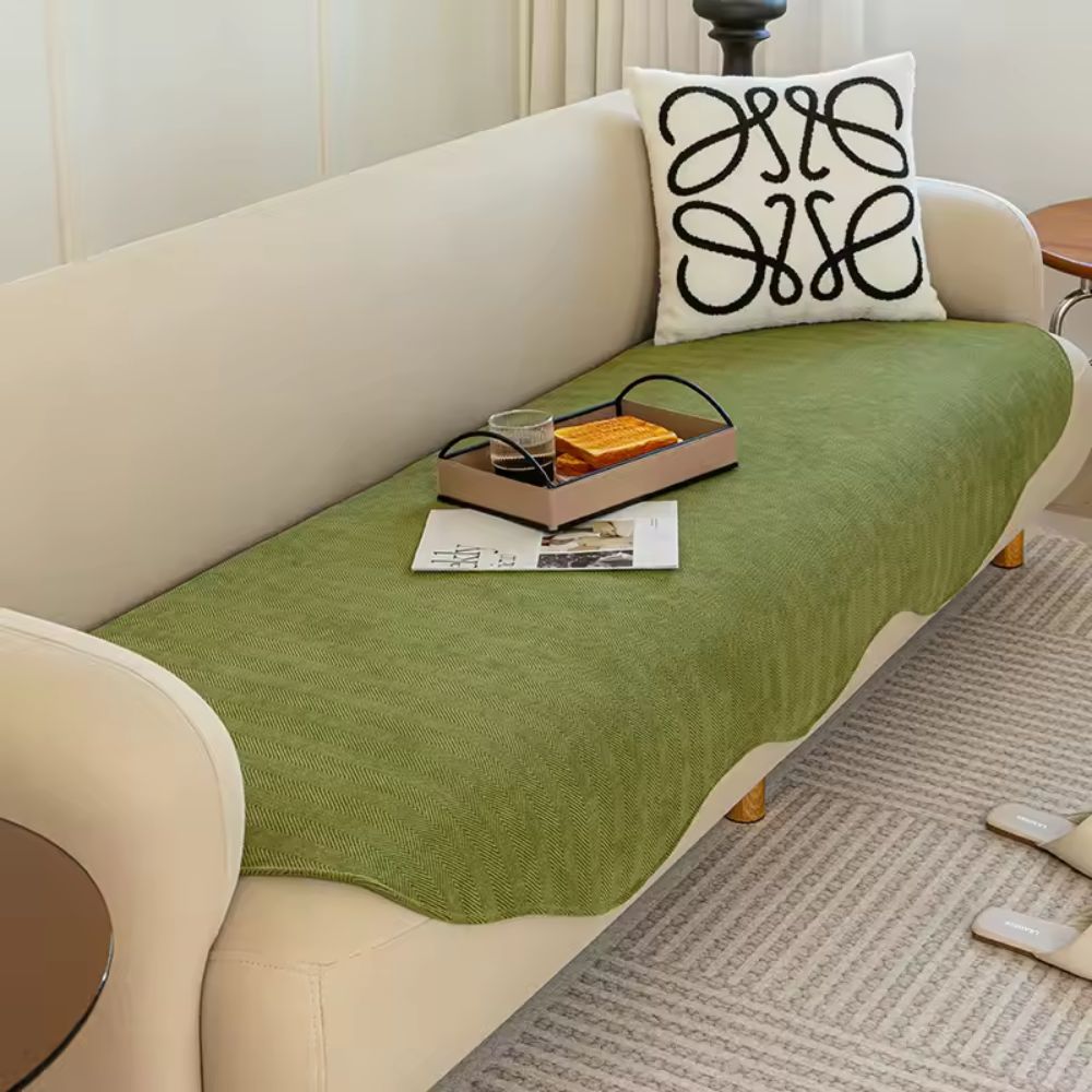 Plush Microfiber Contour Fit Sofa Cover