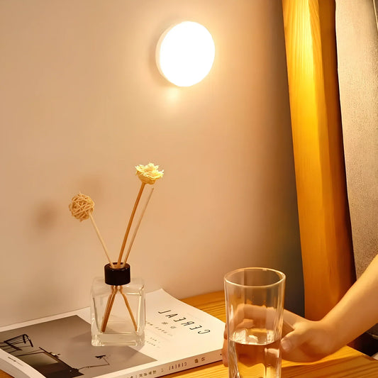 LED Motion Sensor Wall Lamp - Rechargeable Night Light