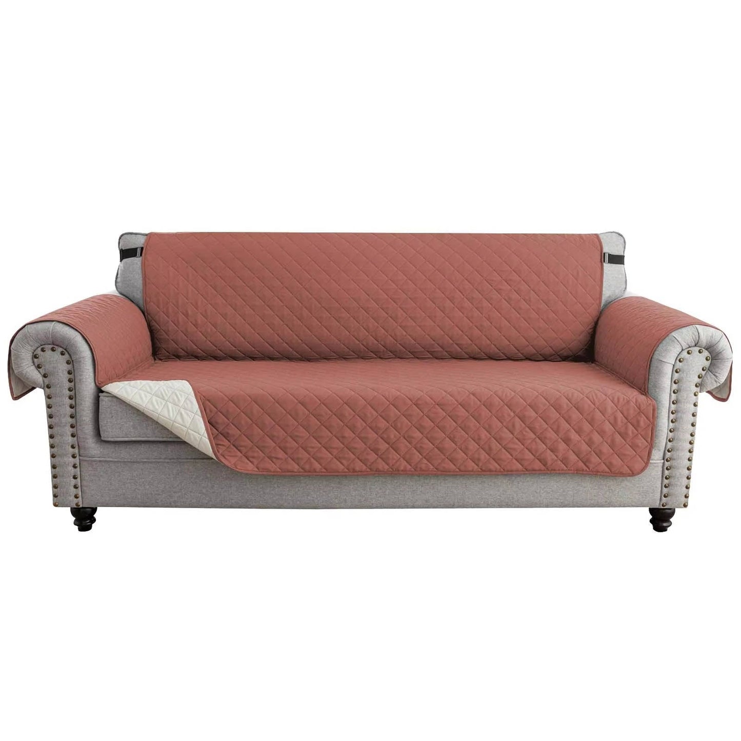 Reversible Water Resistant Sofa Cover for 3 Cushion Couch