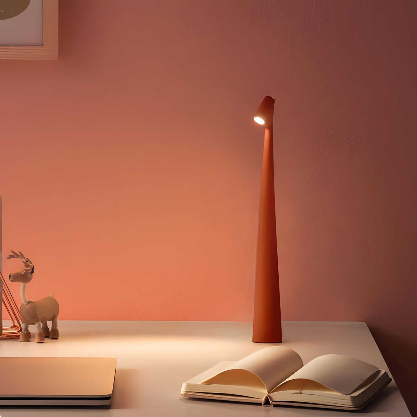 Elegant Wireless Table Lamp with Adjustable Brightness