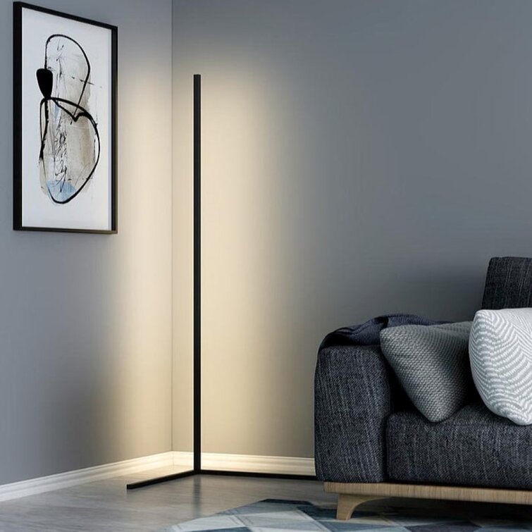 Modern Corner LED Floor Lamp with Energy-Efficient Soft Lighting