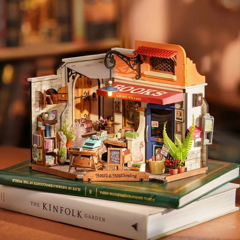 DIY Corner Bookstore Building Kit