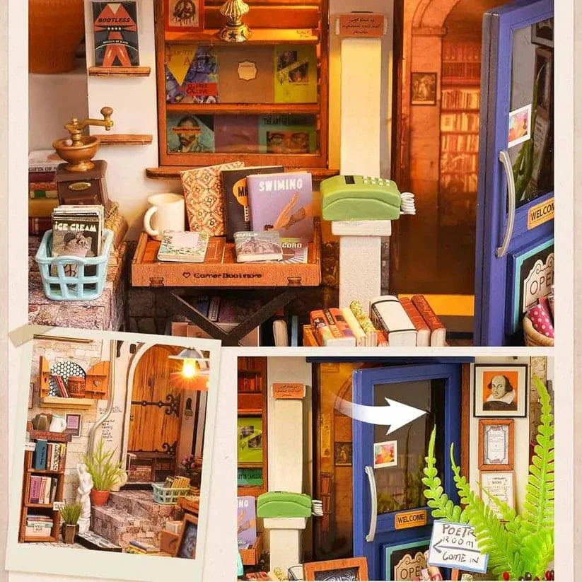 DIY Corner Bookstore Building Kit