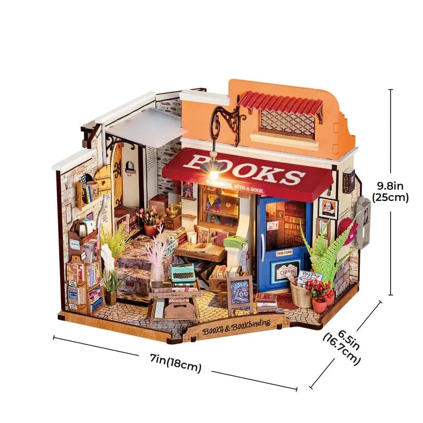 DIY Corner Bookstore Building Kit