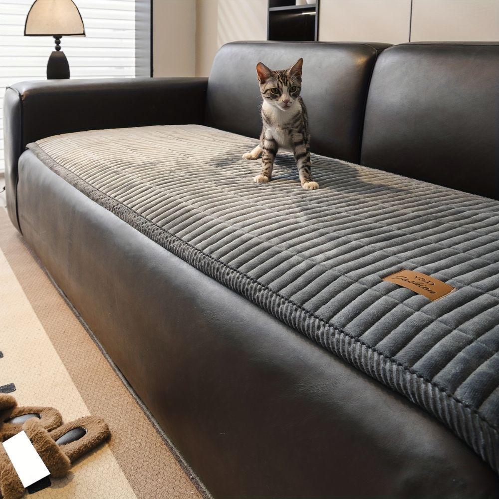 Quilted Microfiber Couch Cover Protector