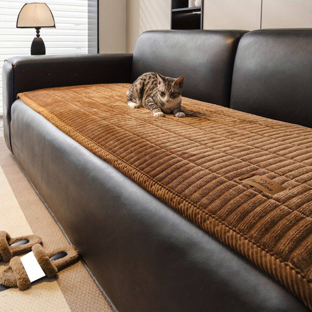 Quilted Microfiber Couch Cover Protector