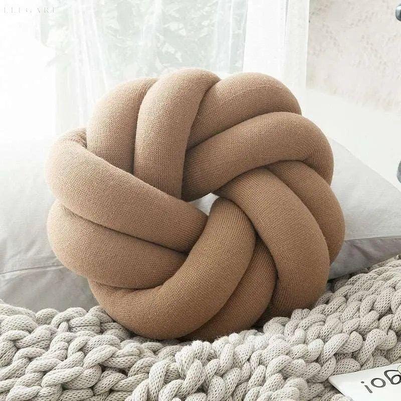 Soft Cotton Knot Pillow