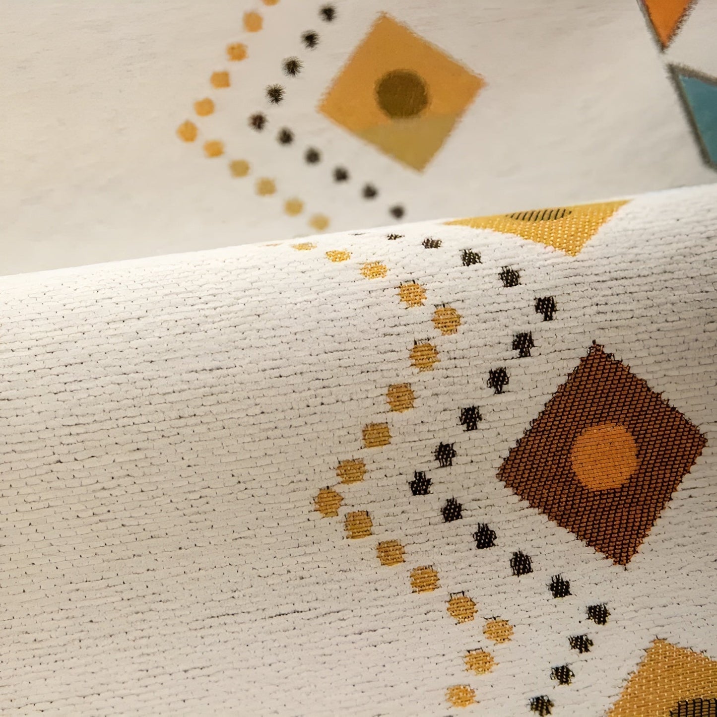 Boho Chenille Sofa Cover with Non-Slip Backing