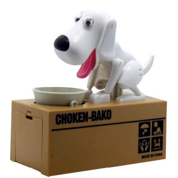 Crazy Dog Piggy Bank with Movable Joints and Wagging Tail