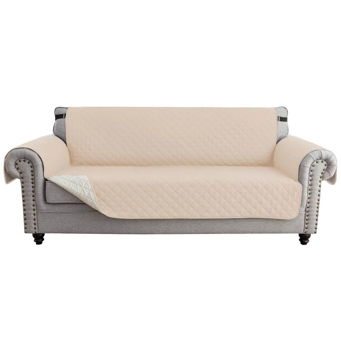Reversible Water Resistant Sofa Cover for 3 Cushion Couch