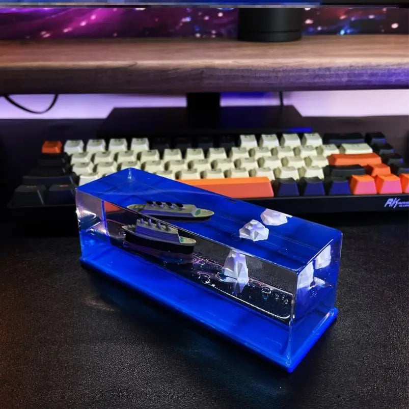 Unsinkable Acrylic Ship Decorative Piece