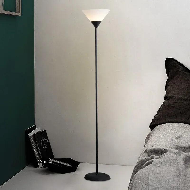 LED Floor Lamp in Black or White - Modern Ambient Lighting