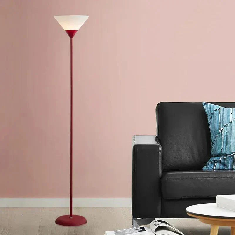 LED Floor Lamp in Black or White - Modern Ambient Lighting