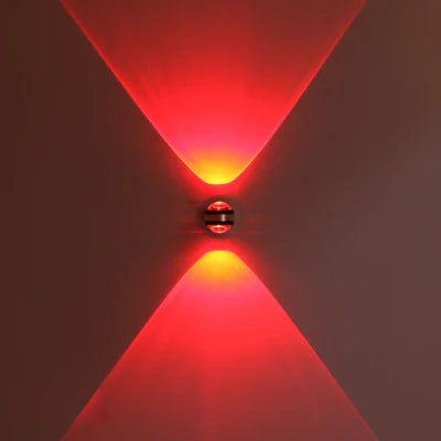 LED Crystal Wall Light Fixture - Elegant Warm White Illumination