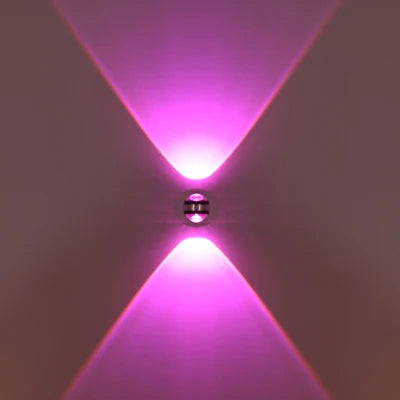 LED Crystal Wall Light Fixture - Elegant Warm White Illumination