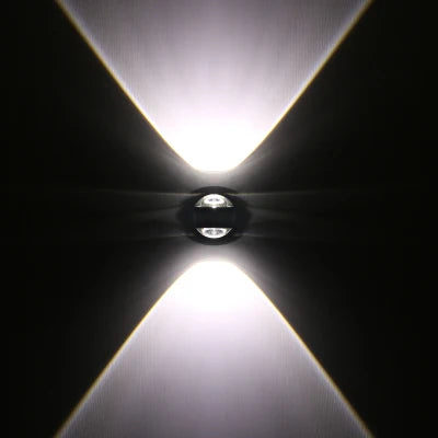 LED Crystal Wall Light Fixture - Elegant Warm White Illumination