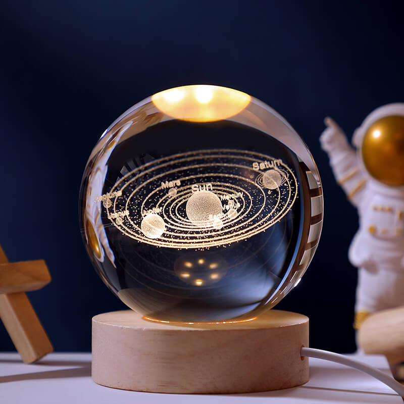 Crystal Ball USB Night Light Lamp