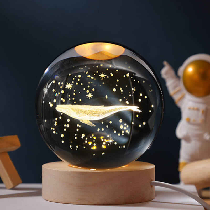 Crystal Ball USB Night Light Lamp