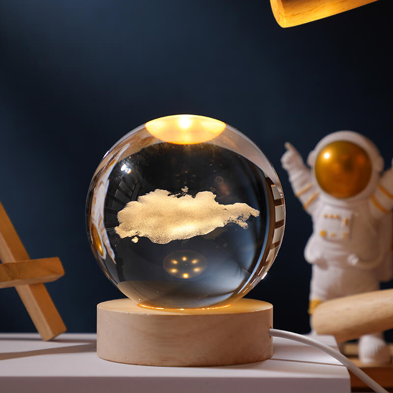 Crystal Ball USB Night Light Lamp