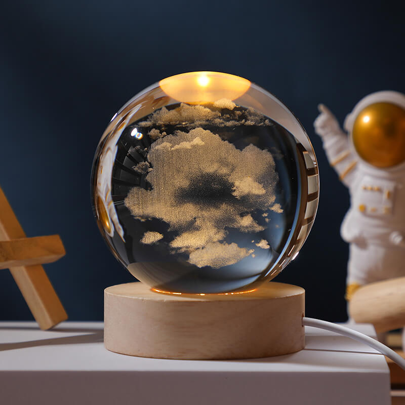 Crystal Ball USB Night Light Lamp