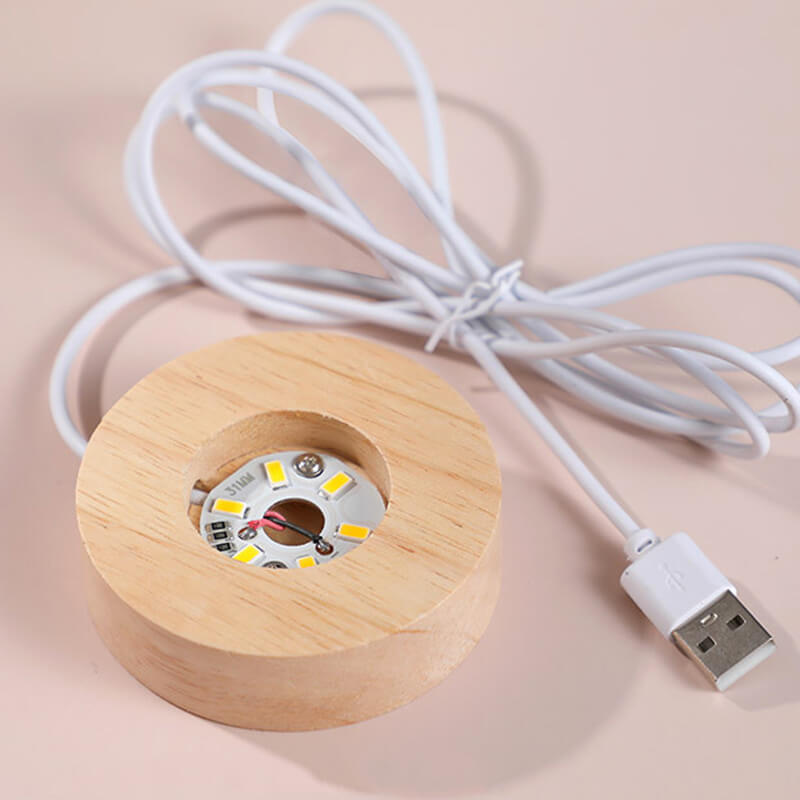 Crystal Ball USB Night Light Lamp
