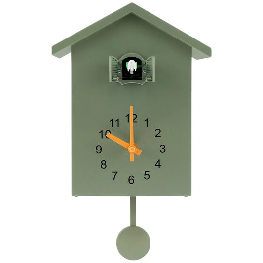 Battery Operated Cuckoo Clock with Pendulum and Sound