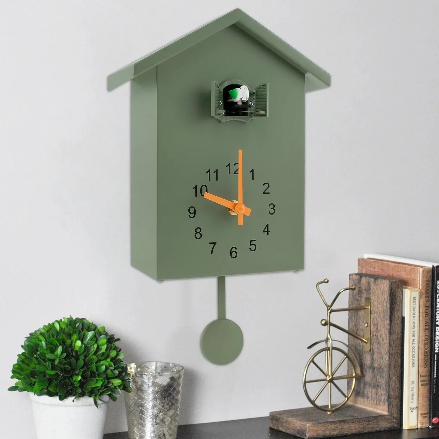 Battery Operated Cuckoo Clock with Charming Bird Sound